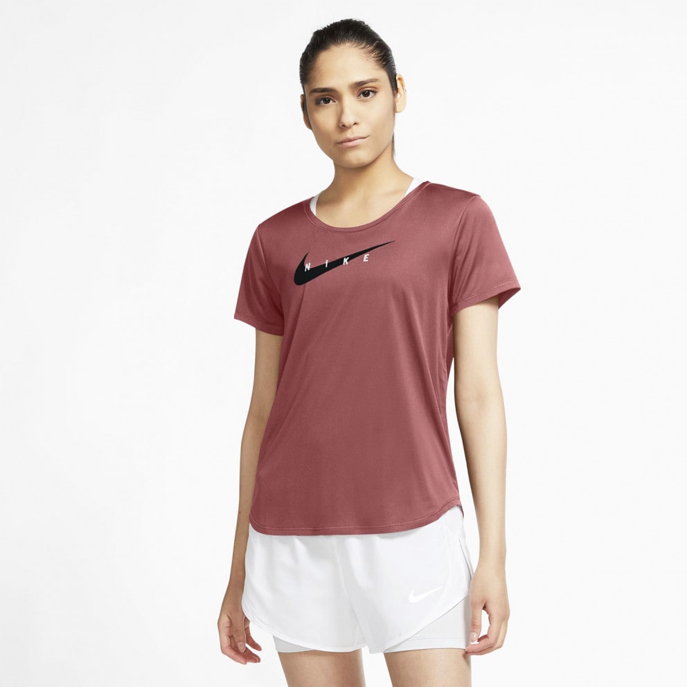 Nike Swoosh Γυναικείο T-Shirt Για Τρέξιμο