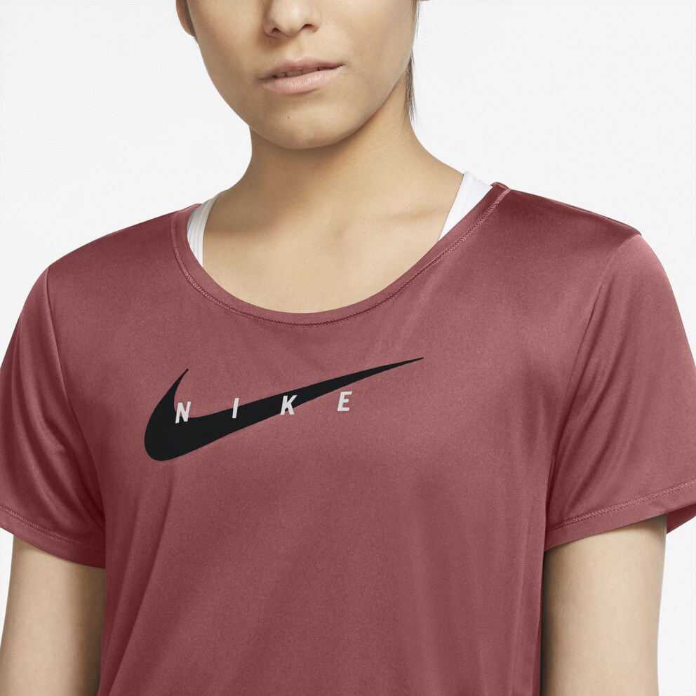 Nike Swoosh Γυναικείο T-Shirt Για Τρέξιμο