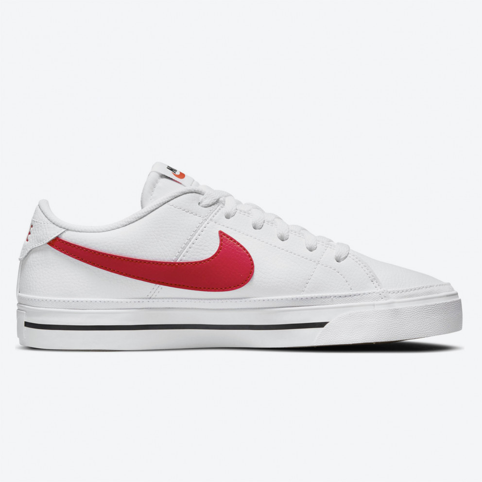 nike court legacy red and white