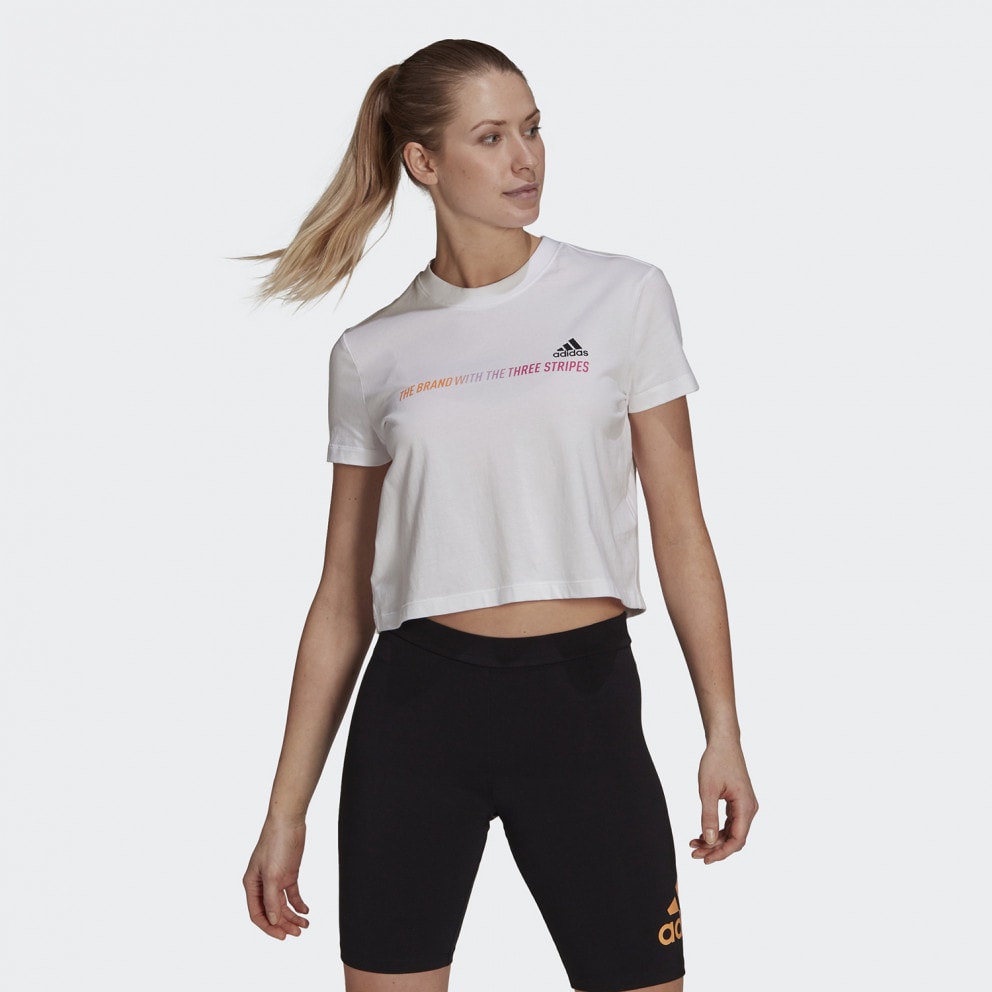 adidas Performance Essentials Gradient Cropped Γυναικείο T-shirt