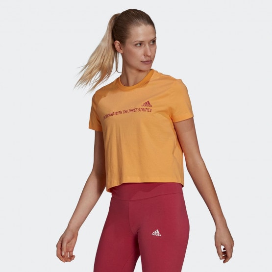 adidas Performance Essentials Gradient Cropped Γυναικείο T-shirt