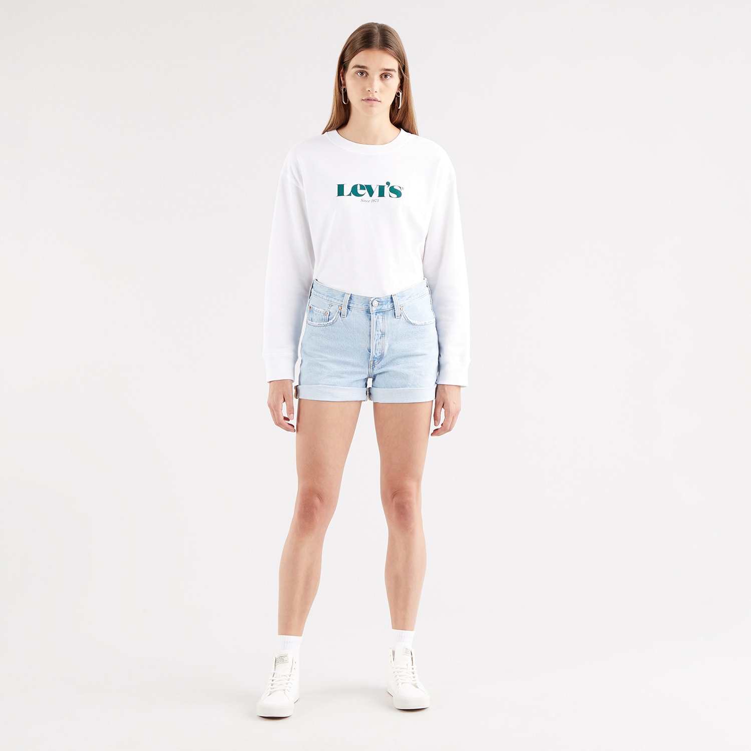 Levi’s 501 High Rise Rolled Γυνακείο Σόρτς (9000072263_26103)