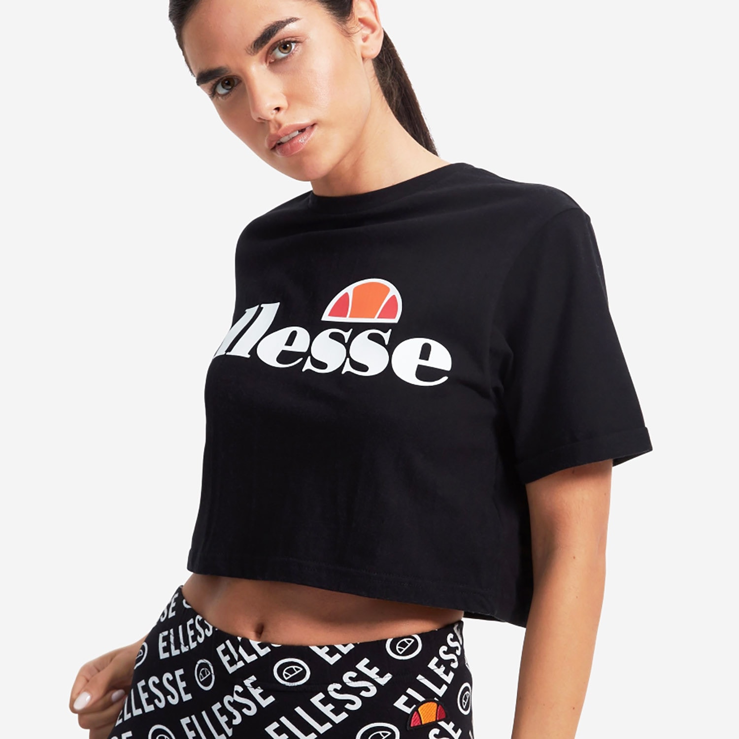 Ellesse Alberta Tie Dye Cropped T-shirt