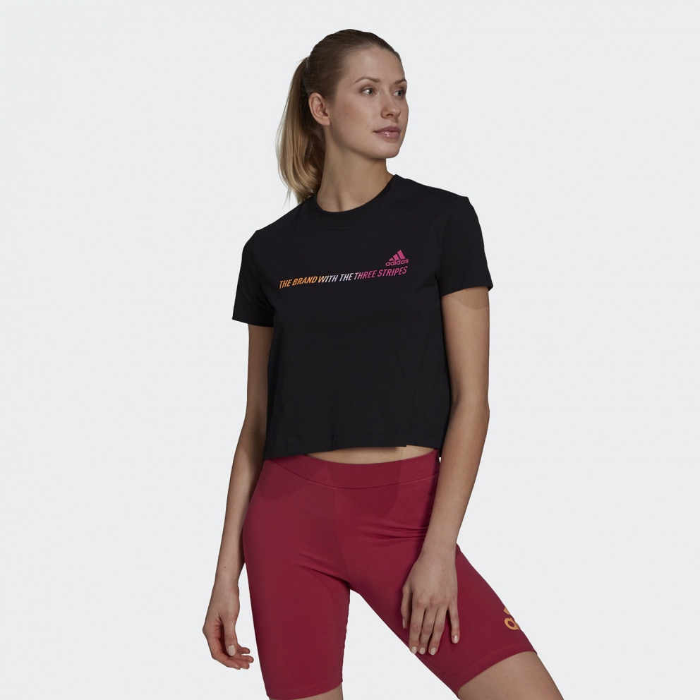 adidas Performance Essentials Gradient Cropped Γυναικείο T-shirt