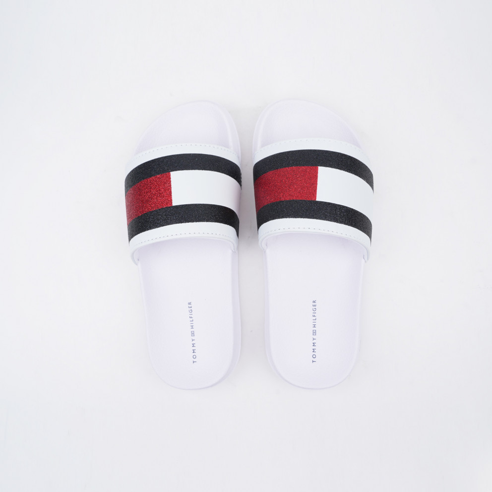 Tommy Jeans Flag Print Kid's Pool Slides