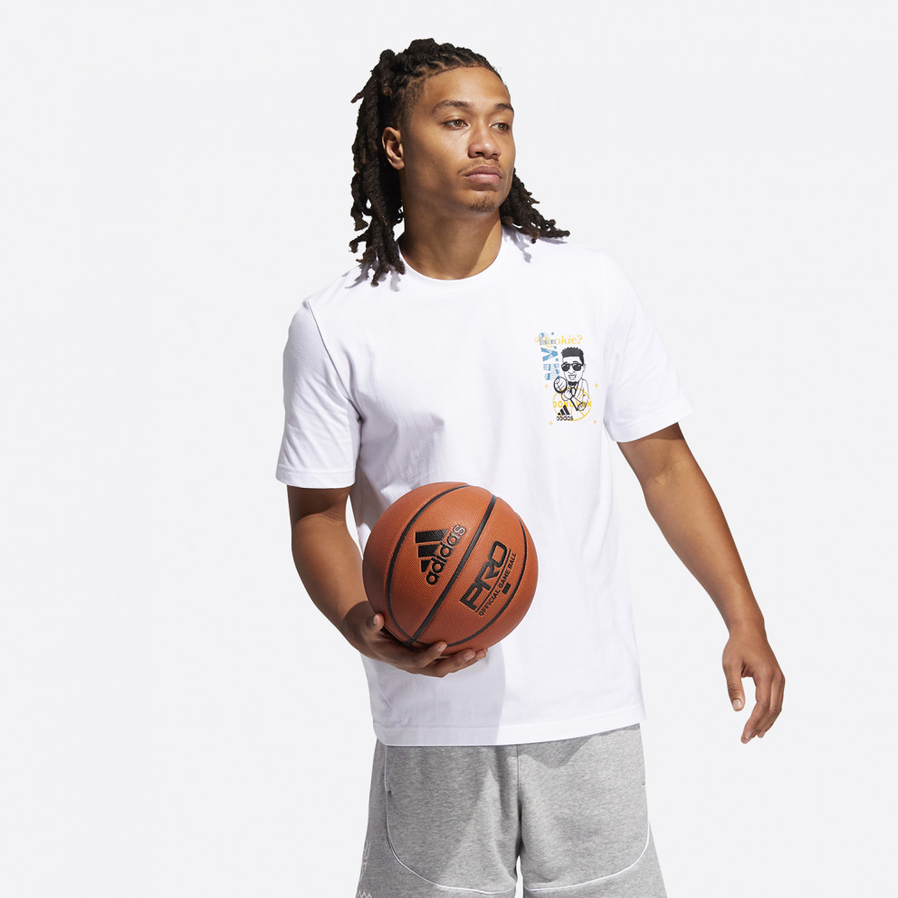 Sonrisa cáustico Seleccione adidas Performance Donovan Mitchell Avatar Rookie Men's T-shirt WHITE GP3438