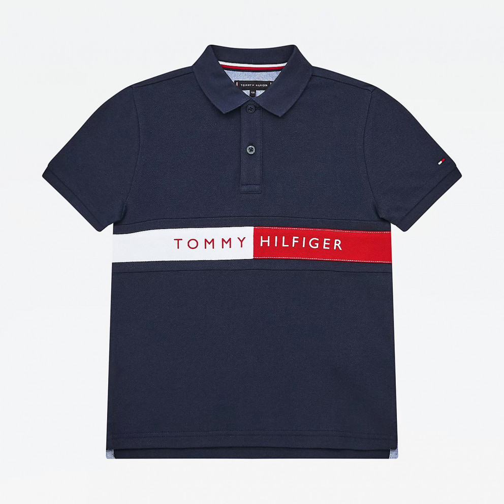 Tommy Jeans Βρεφικό Flag Polo T-Shirt
