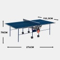 Stiga Basic Roller Ping Pong Table 274 x 152.5 x 76 Cm