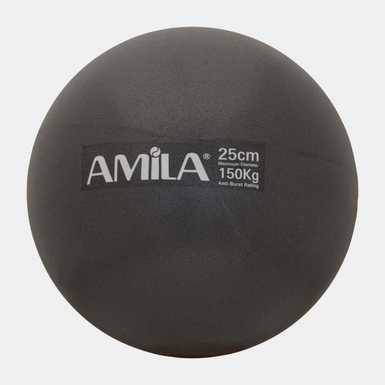 Amila Μπάλα Pilates 25Cm, Μαύρη, Σε Κουτί