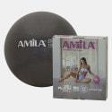 Amila Μπάλα Pilates 25Cm, Μαύρη, Σε Κουτί