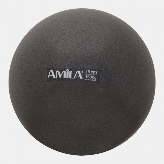 Amila Μπάλα Pilates 19cm, Μαύρη, Σε Κουτί