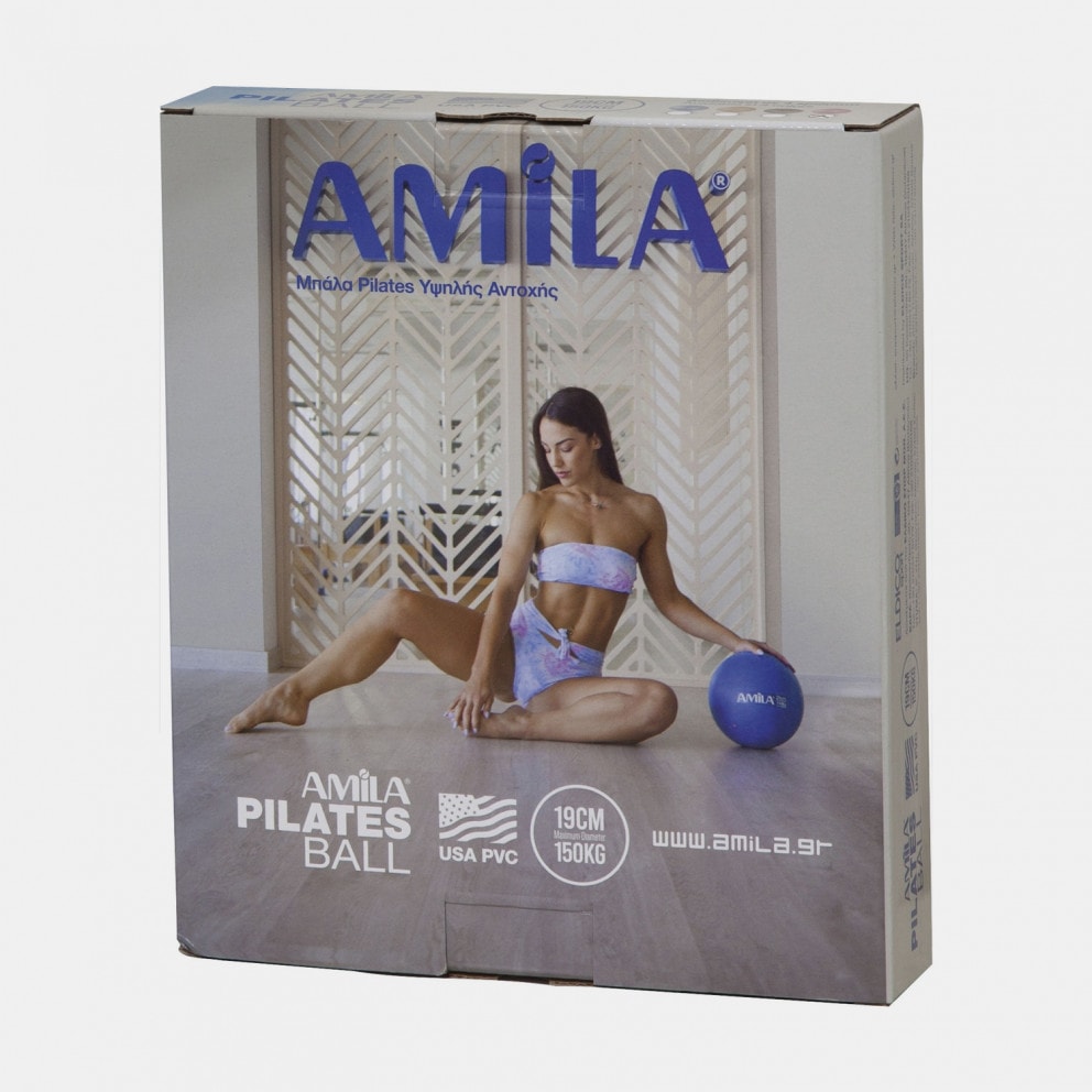 Amila Pilates Ball 19Cm, Black, In Box