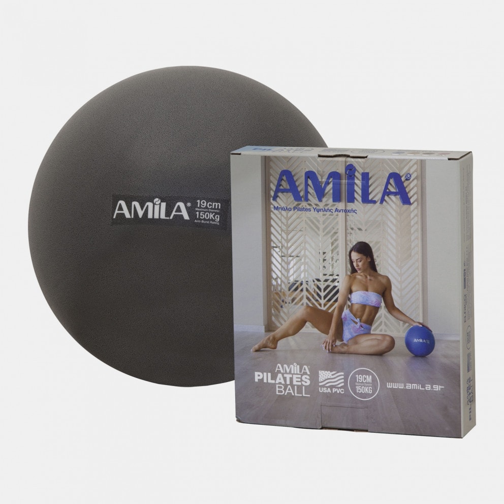 Amila Pilates Ball 19Cm, Black, In Box