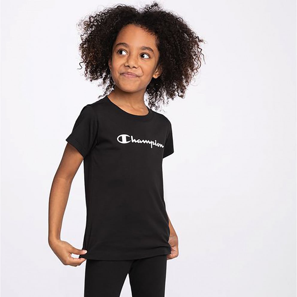 Champion Crewneck Kids' T - Shirt Black 403805 - KK001 - T-shirt Nike  Dri-Fit Crew Solid branco