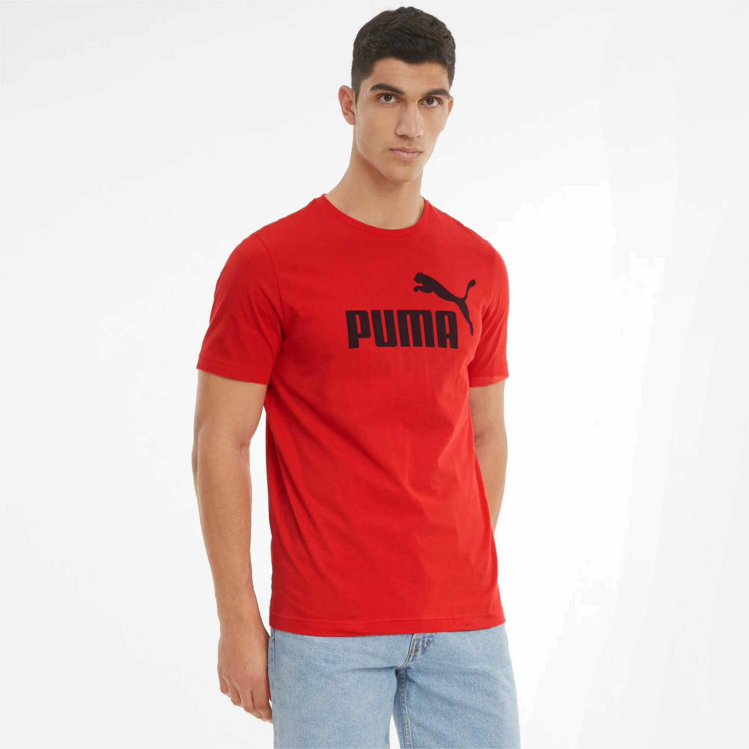 Puma Essentials Logo Ανδρικό T-Shirt (9000079861_6135)