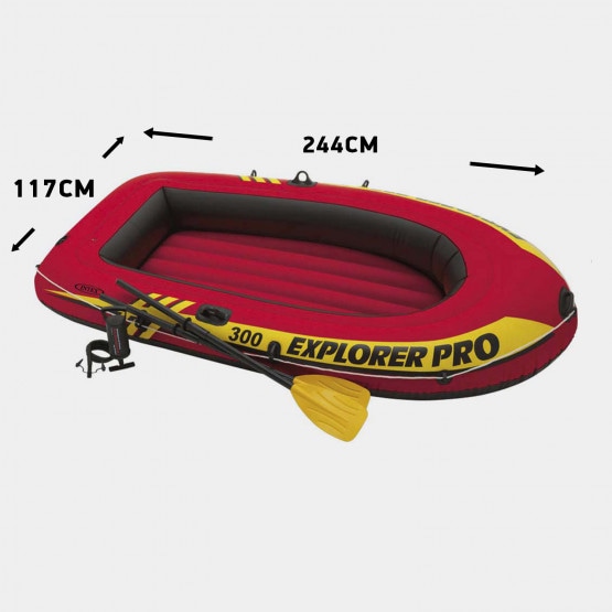 INTEX Explorer Pro 300 Set Φουσκωτή Βάρκα 244 X 117 X 36 Cm