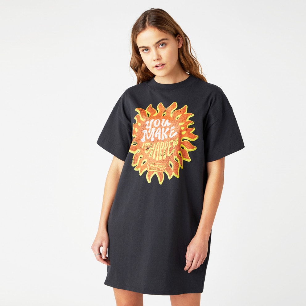 Wrangler Tee Washed Γυναικείο Φόρεμα