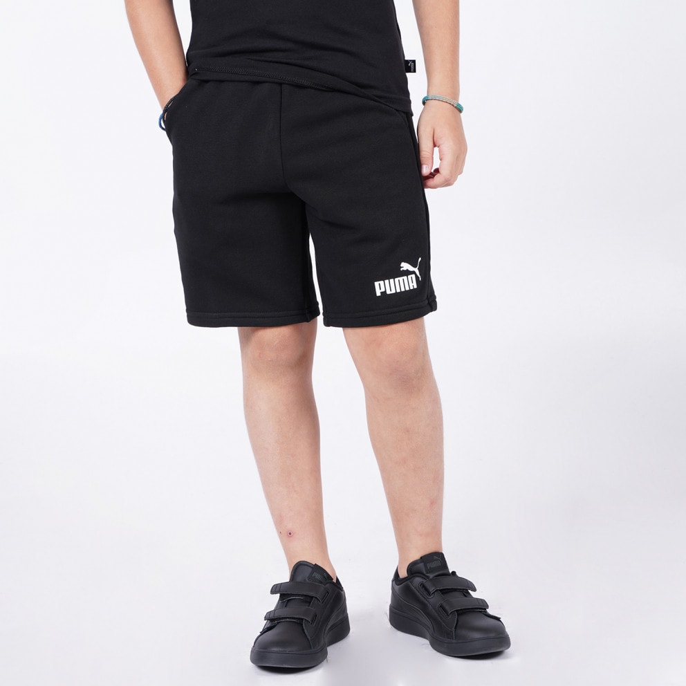 01 - Puma 7 Go For - Puma Ess Sweat Shorts B Shor Kid's Sports Shorts Black  586972