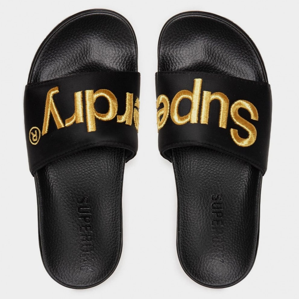 Superdry Satin Flatform Γυναικεία Slides