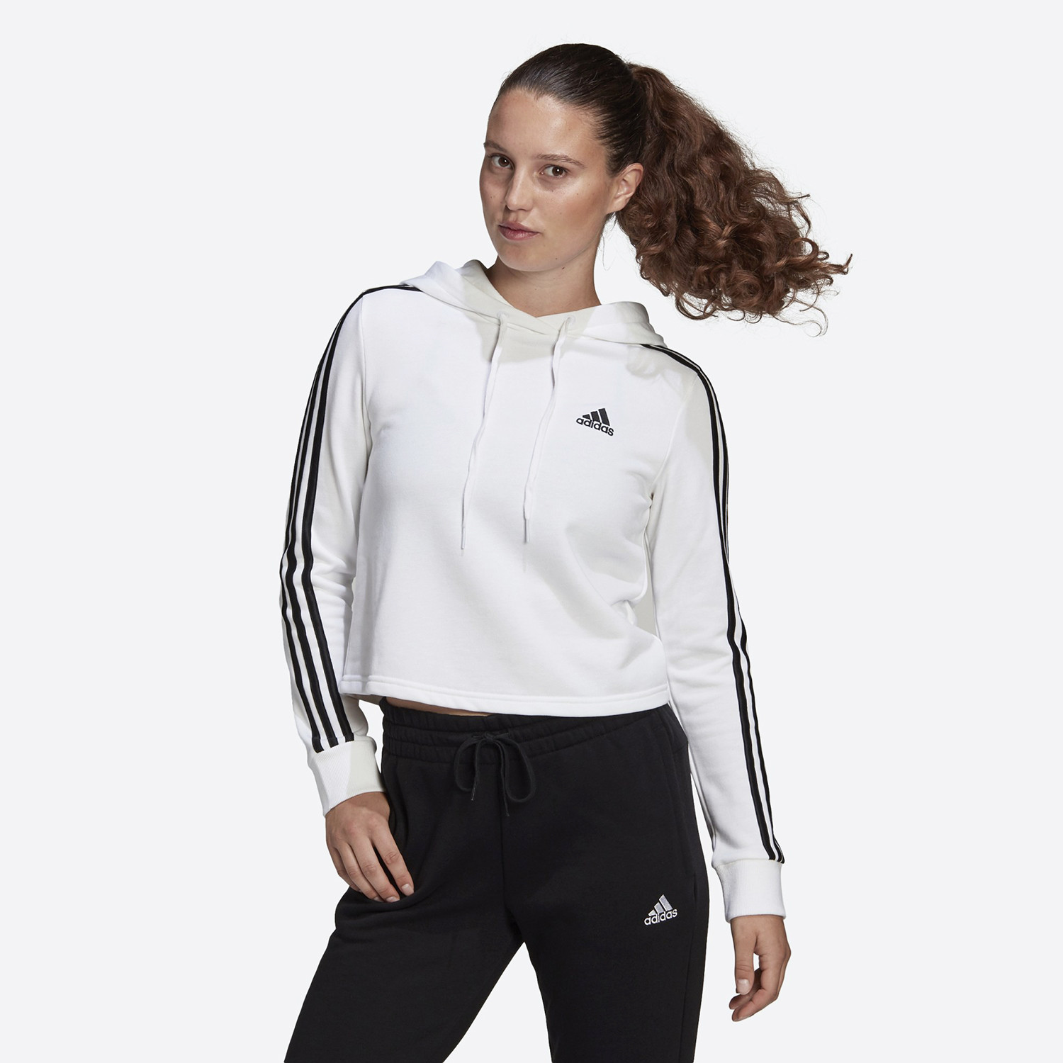 adidas Performance adidas Essentials 3-Stripes Cropped Γυναικείο Φούτερ (9000084072_1540)