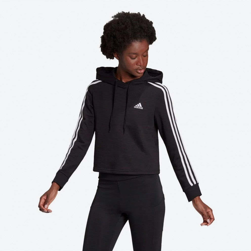 adidas Essentials 3-Stripes Cropped Γυναικεία Φούτερ