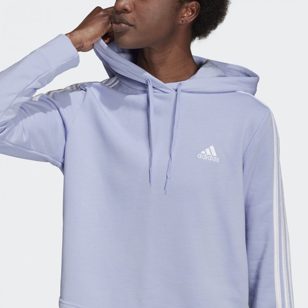 adidas Performance Essentials 3-Stripes Γυναικεία Cropped Φούτερ