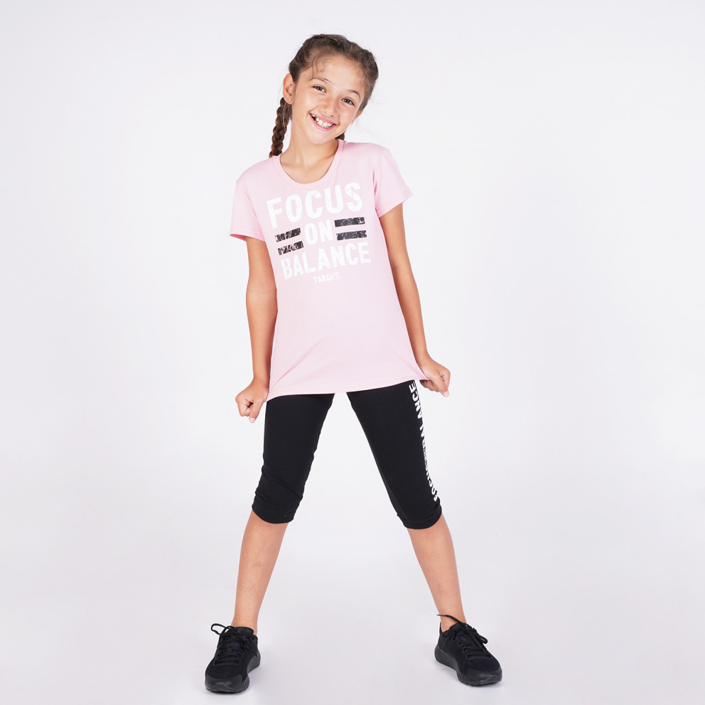 Target ''Focus'' Kid's Set Τ-Shirt & Leggings