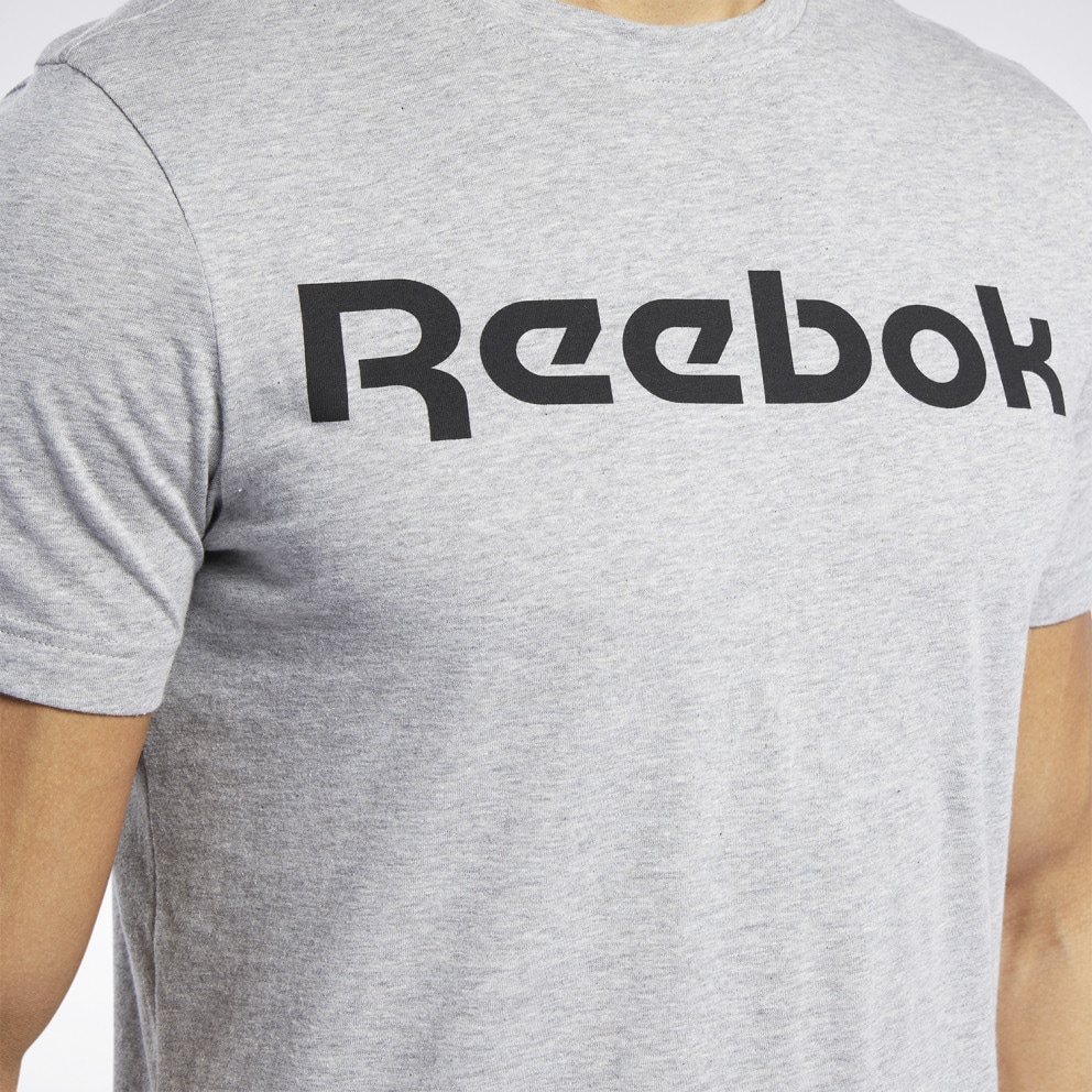 Reebok Sport Graphic Series Linear Logo Men's T - shirt Grey FP9162 -  Footwear Reebok Royal Cljog 3.0 1V FV1491 Black Black Black