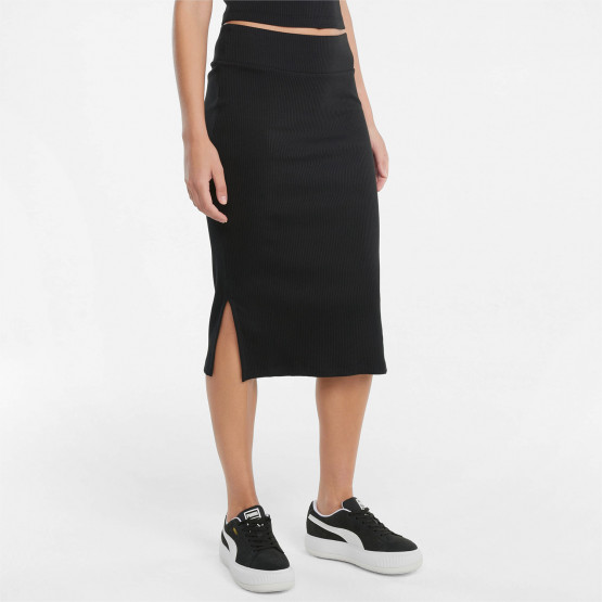 Puma Classics Ribbed Midi Women's Skirt