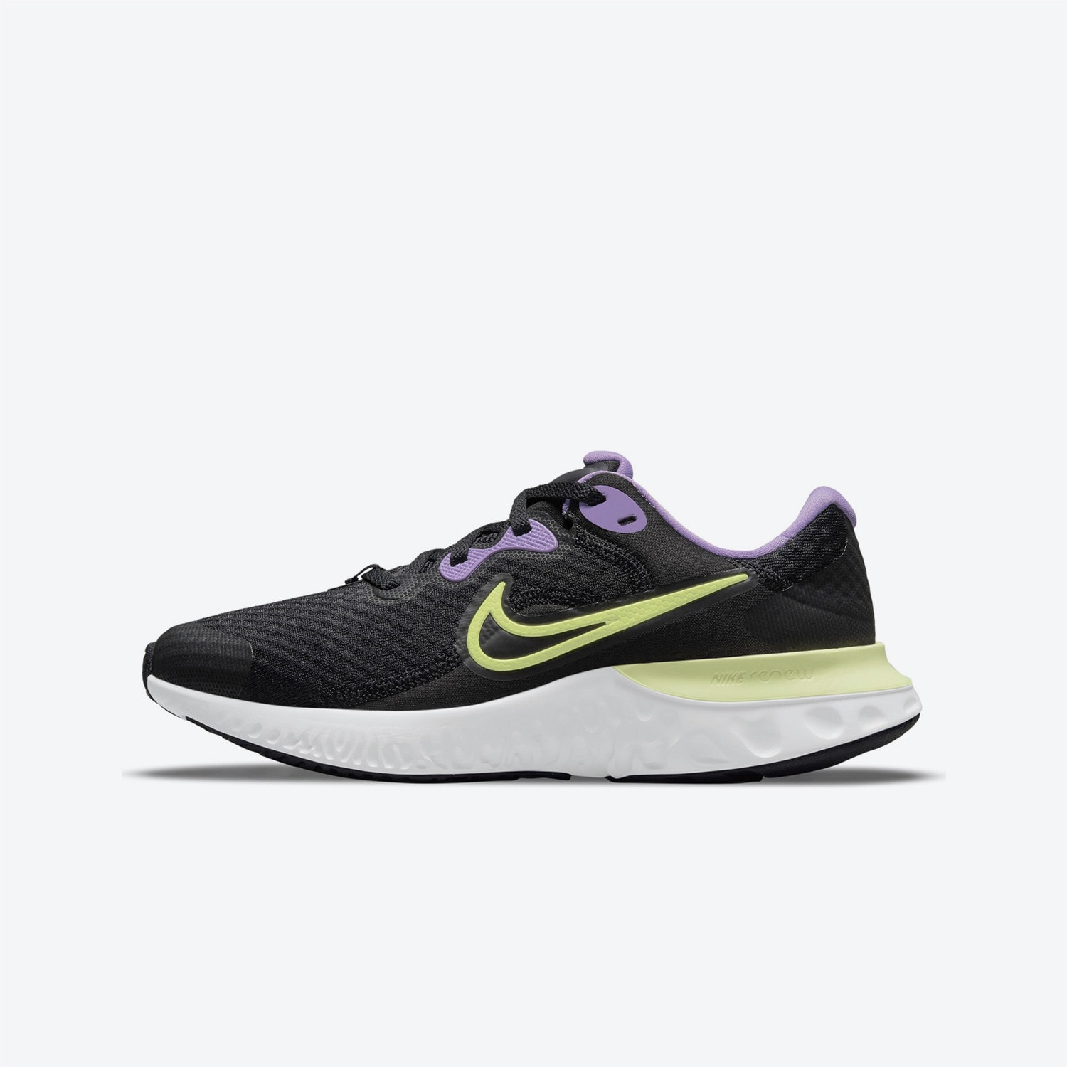Nike Renew Run 2 Παιδικά Παπούτσια Για Τρέξιμο (9000080486_53530) BLACK/LT LEMON TWIST-LILAC-WHITE