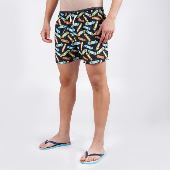 Brotherhood With Pattern Men's Swimsuit Shorts