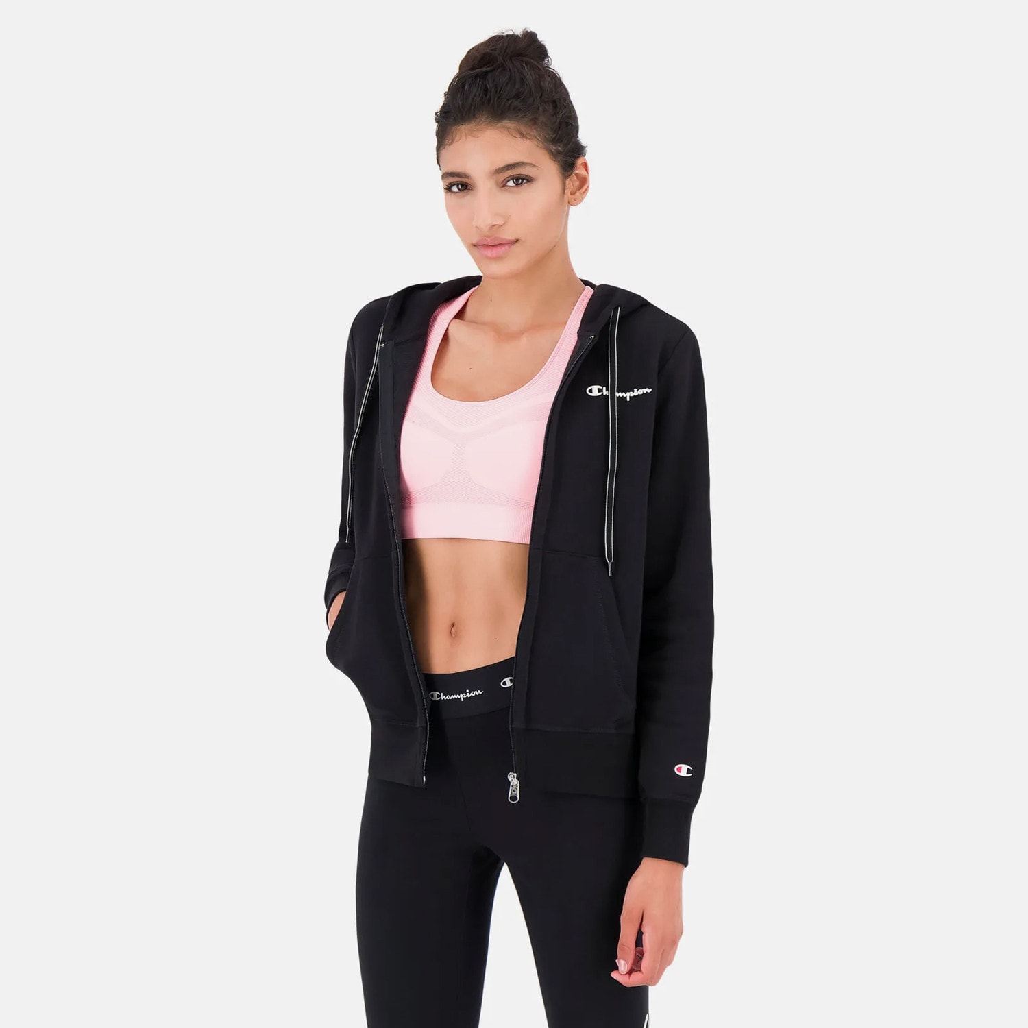 Champion Full Zip Γυναικεία Ζακέτα Με Κουκούλα (9000082538_1862)