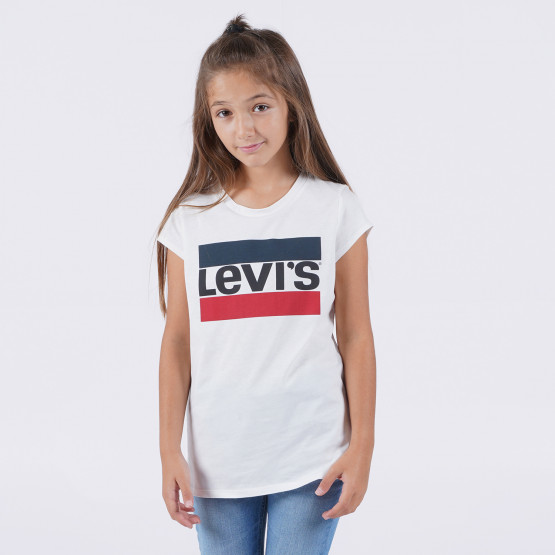 Levi/'s Kids T-shirt Fille Lvg Sportswear Logo Tee