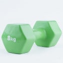 LIGASPORT Vinyl Dumbbell 8Kg