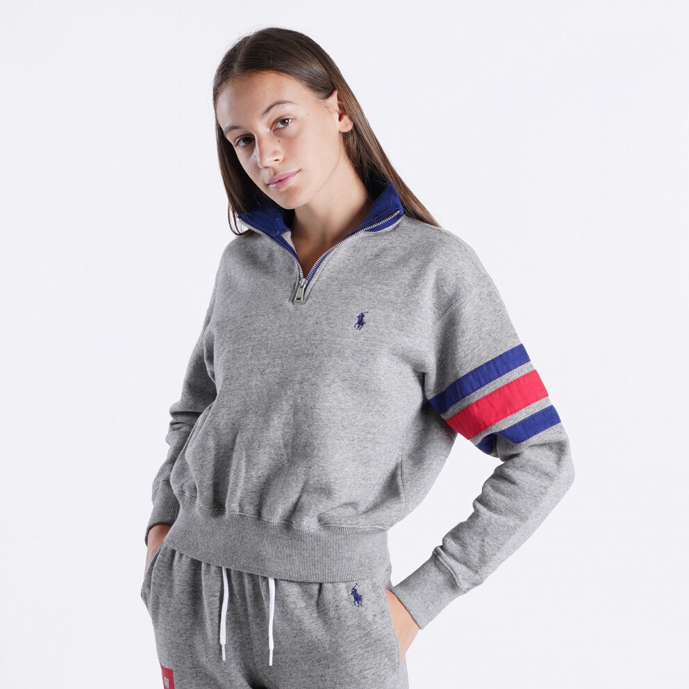 gray polo sweater