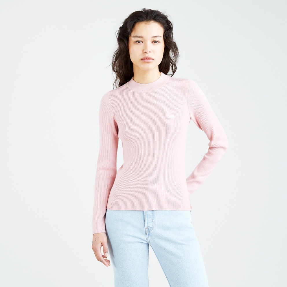 Sportswear Dunk George Kiel - shirt Pink A0719 - Levi's Crew Rib Coral Blush Women's Long Sleeve T - 0004