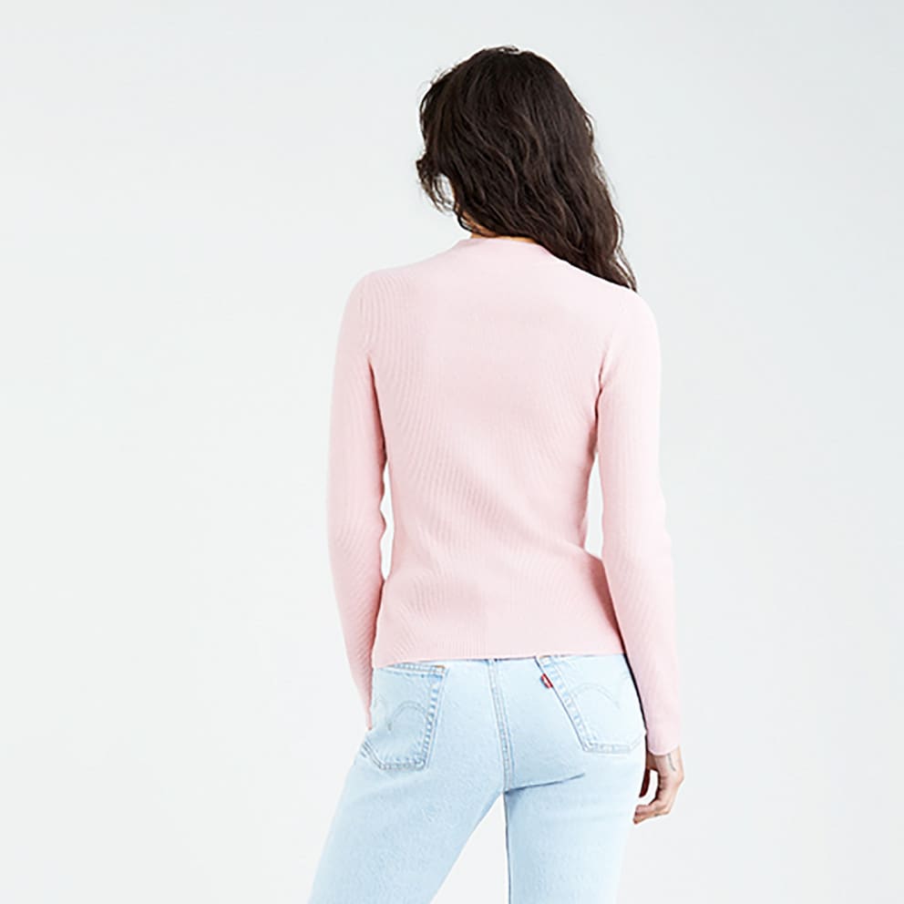 Sportswear Dunk George Kiel - shirt Pink A0719 - Levi's Crew Rib Coral Blush Women's Long Sleeve T - 0004