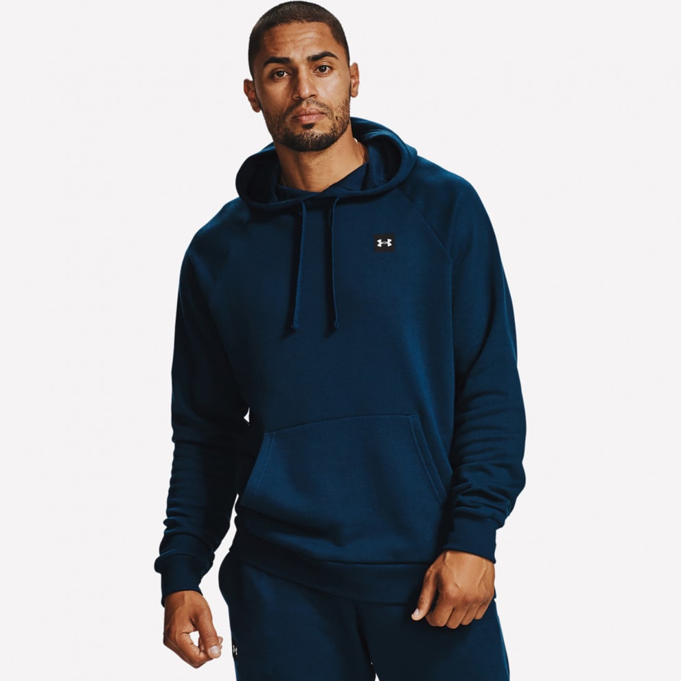 Under Armour Rival Fleece Ανδρική Μπλούζα με Κουκούλα