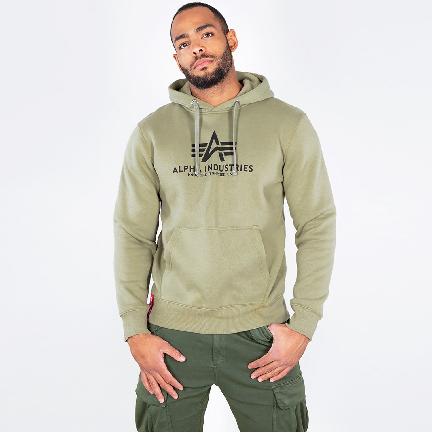 Alpha Industries Basic Ανδρική Μπλούζα με Κουκούλα (9000088416_1985)