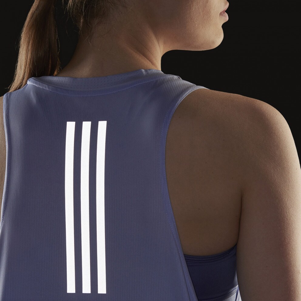 adidas Γυναικείο Αμάνικο T-shirt για Τρέξιμο
