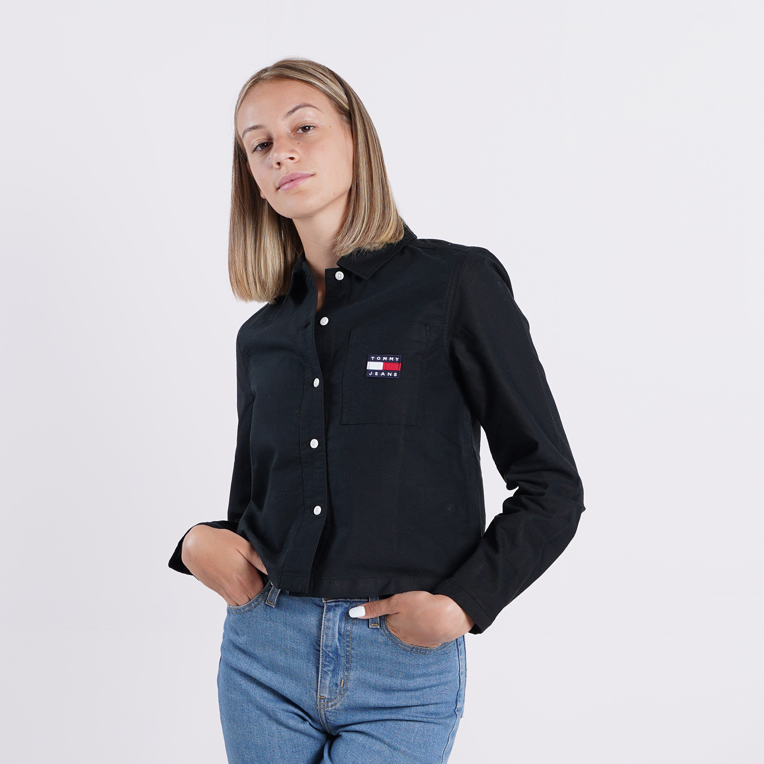 Tommy Jeans Tommy Jeans Regular Heritage Badge Γυναικείο Πουκάμισο (9000088557_1469)