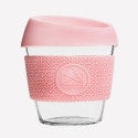 Neon Kactus Pink Flamingo |Glass Coffee Cups 230ml