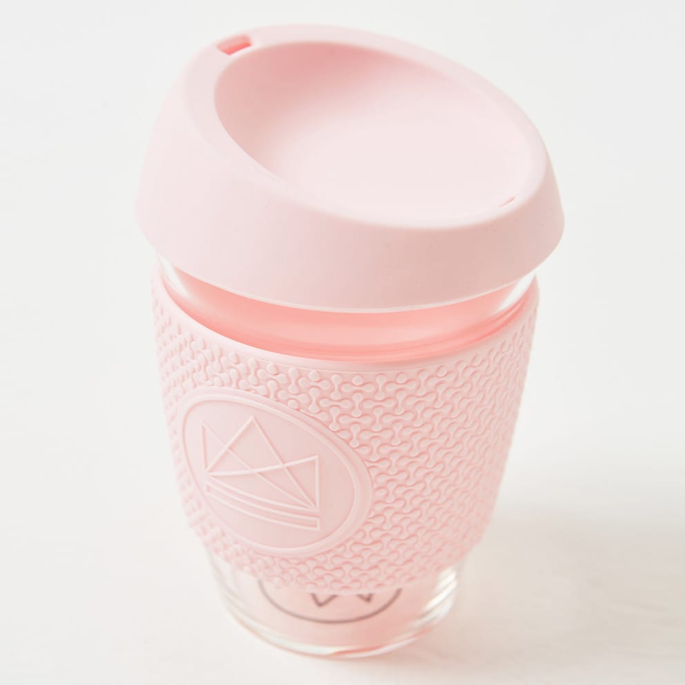 Neon Kactus Pink Flamingo |Glass Coffee Cups - 340