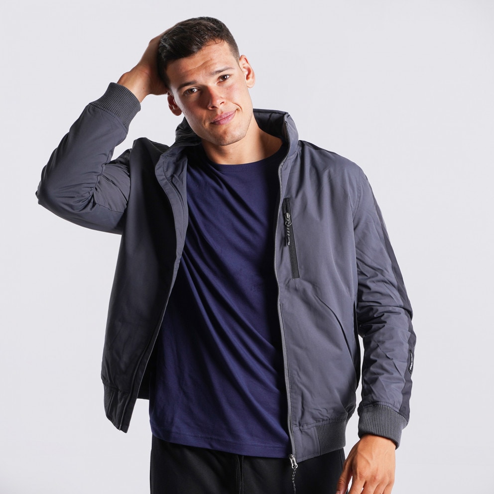 Basehit Ribbed Men's Hooded Jacket