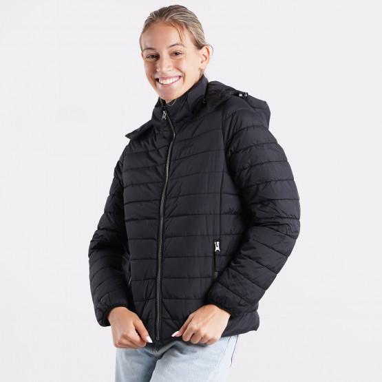 Basehit P.P. Down Women's Jacket with Hood