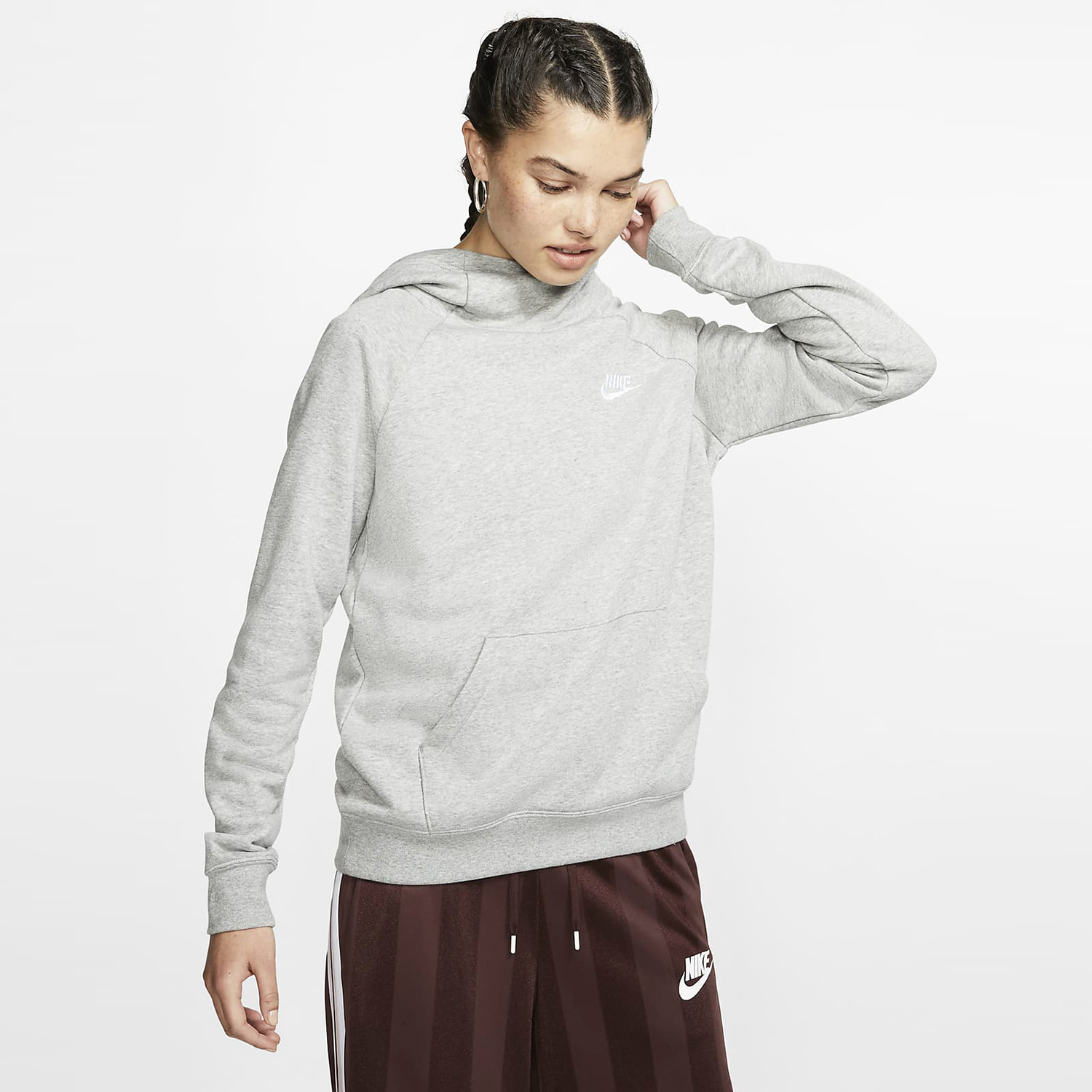 Nike Sportswear Essential Γυναικεία Μπλούζα με Κουκούλα (9000090947_4400)