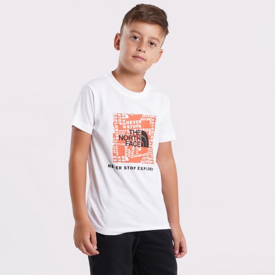 shirt NRG WHITE/REDORANG NF3BS225R - The North Face Box Kid's T Volcom Ryan Burch Szary T-shirt