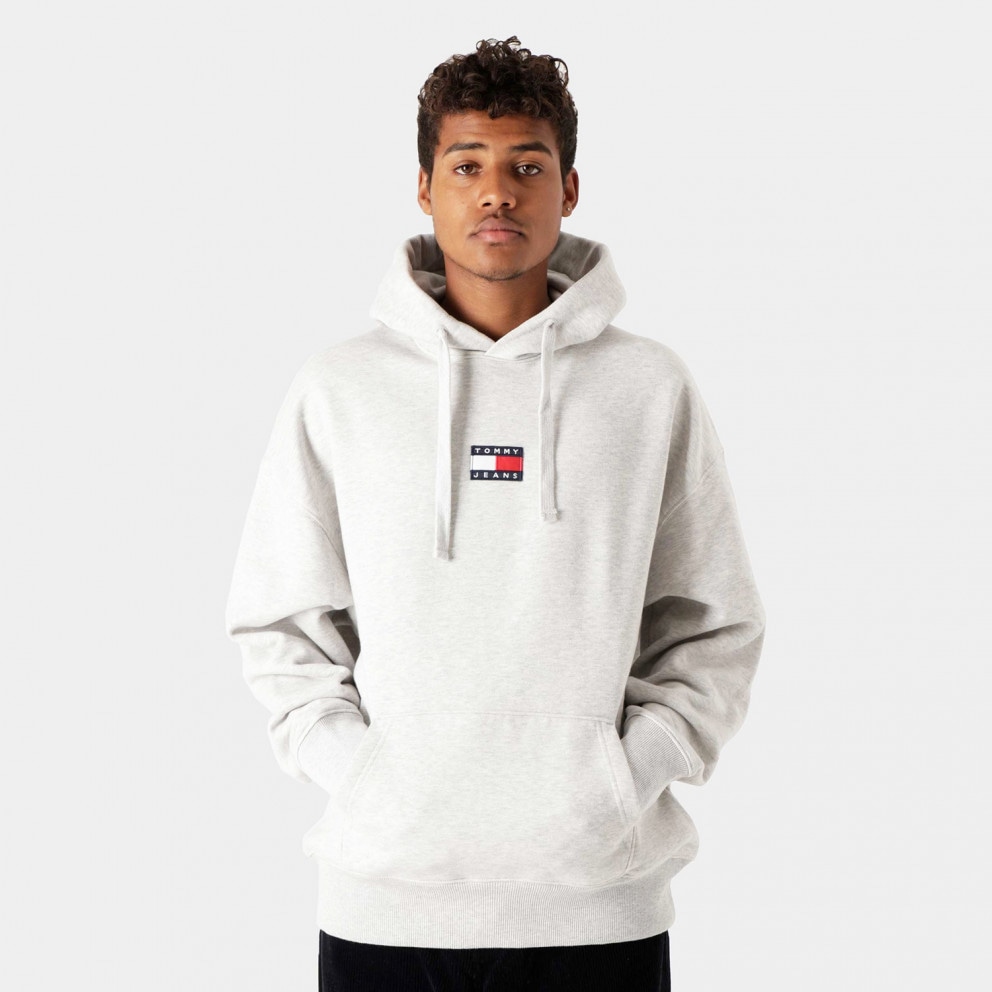 Grey tommy jeans hoodie deals