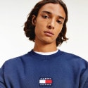 Tommy Jeans Tommy Badge Crew Ανδρική Μπλούζα Φούτερ