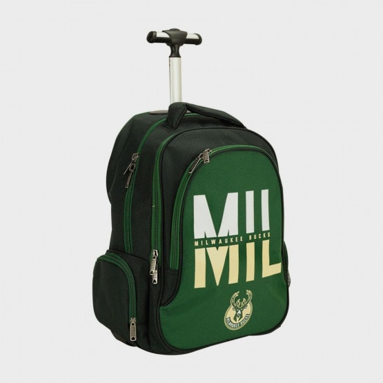 Back Me Up NBA Milwaukee Bucks Trolley Backpack 30L Black / Green